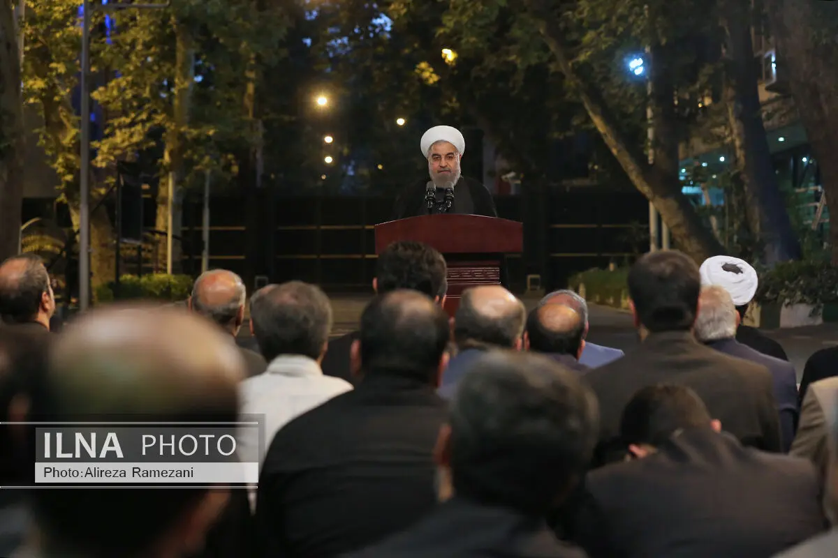 ضیافت افطار روحانی با کارکنان نهاد ریاست جمهوری برگزار شد