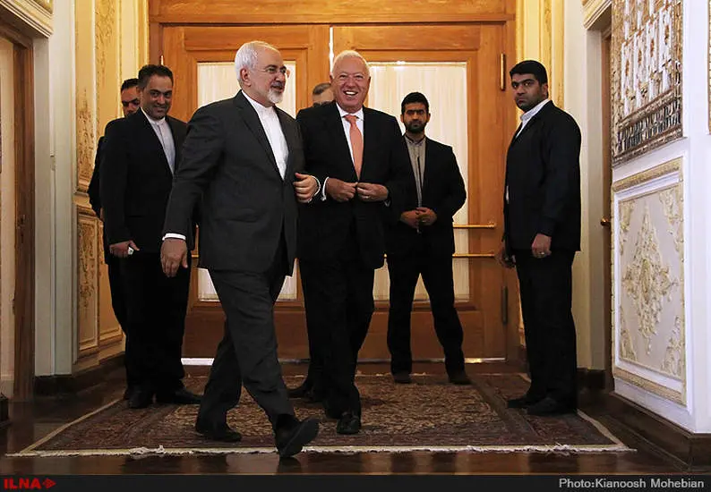 دیدار محمد جواد ظریف با وزیر خارجه اسپانیا