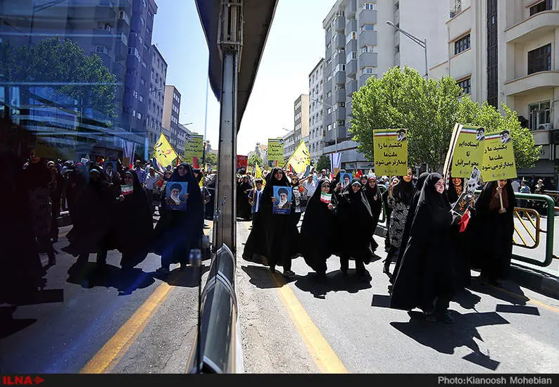 راهپیمایی روز قدس در تهران