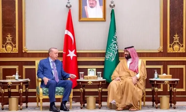 دیدار اردوغان و بن سلمان در جده