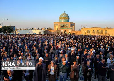 اقامه نماز باران در قزوین 