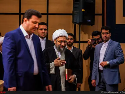 دیدار آیت‌الله صادق آملی لاریجانی با علما، روحانیون و ائمه جمعه و جماعات استان مازندران