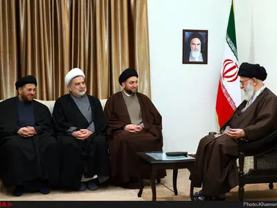 دیدار رئیس ائتلاف ملی شیعیان عراق با رهبر انقلاب