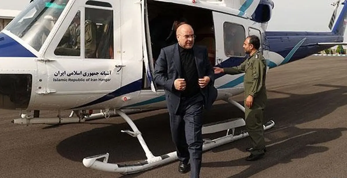 قالیباف وارد شهر منجیل در استان گیلان شد