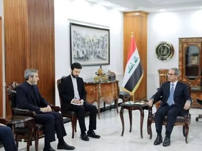 دیدار باقری با رییس شورای عالی قضائی عراق 

