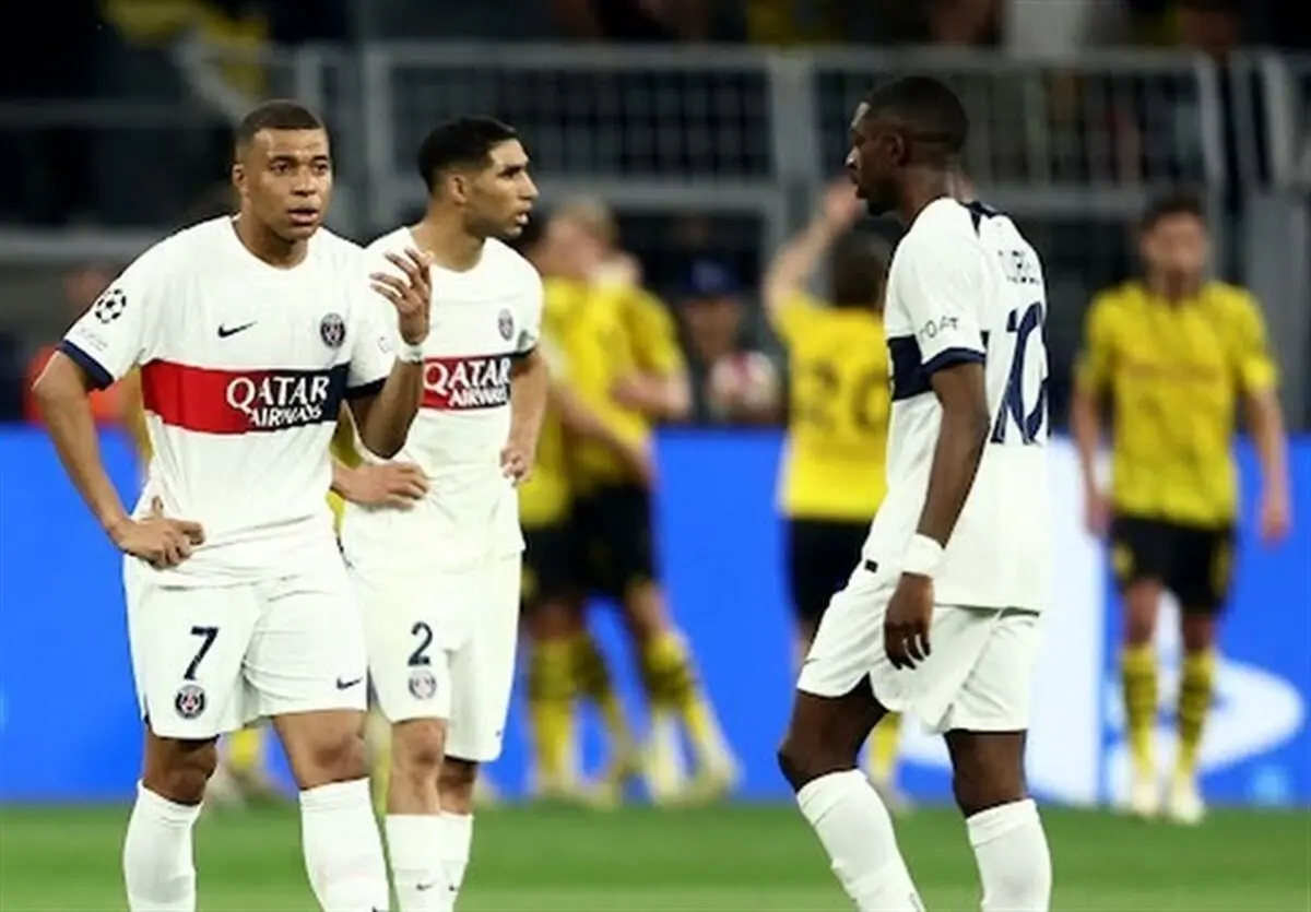  پیروزی نفس‌گیر دورتموند برابر PSG در شب فرصت‌های سوخته 