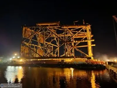 عملیات بارگیری جکت پروژه فرزاد B با موفقیت انجام شد