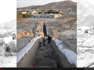 کشف دیوار دفاعی عصر مفرغ در تپه نادری شیروان