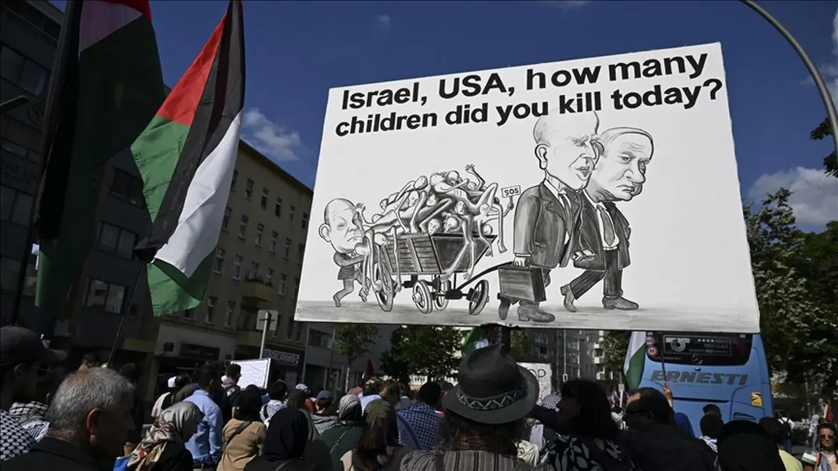 حمایت آلمانی‌ها از تحریم اسرائیل و تشکیل کشور مستقل فلسطین 