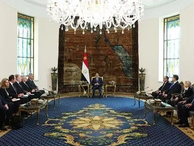 السیسی با دبیر شورای امنیت روسیه دیدار و گفت‌وگو کرد