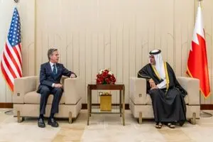 گفت‌وگوی تلفنی ولیعهد بحرین و وزیر خارجه آمریکا 