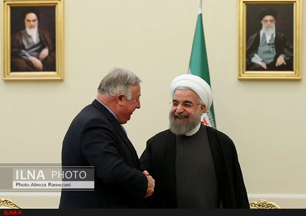 روحانی با رییس مجلس سنای فرانسه دیدار کرد