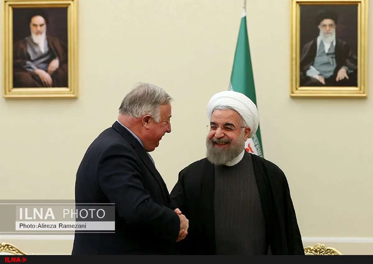 روحانی با رییس مجلس سنای فرانسه دیدار کرد