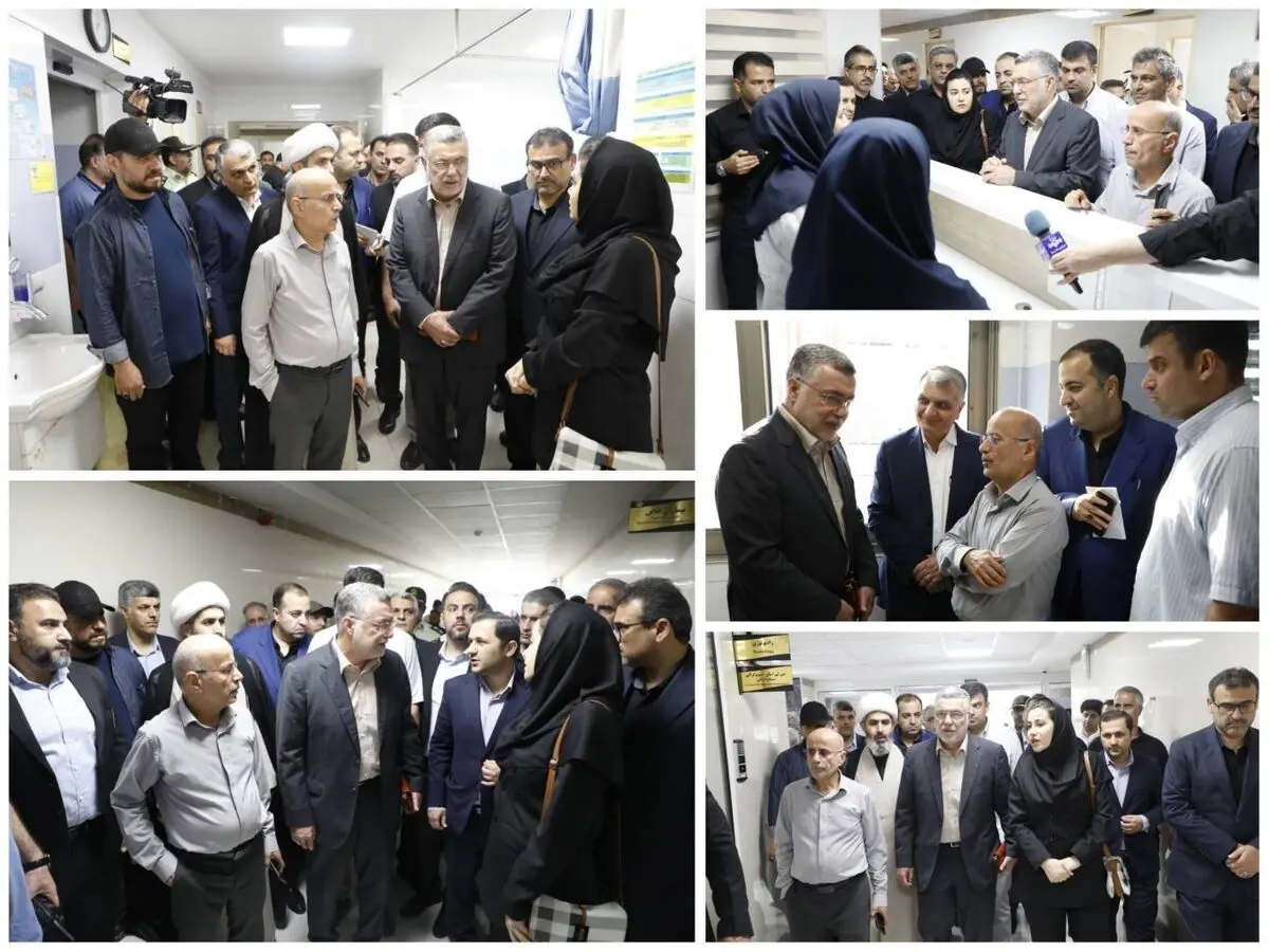 وزیر بهداشت از  زحمات کادر درمان در زمان حمله موشکی آمریکا به لامرد تجلیل کرد 
