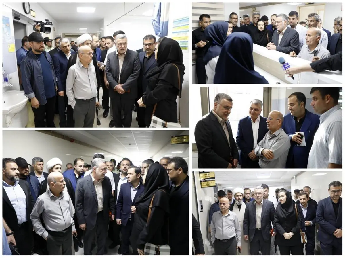 وزیر بهداشت از  زحمات کادر درمان در زمان حمله موشکی آمریکا به لامرد تجلیل کرد 