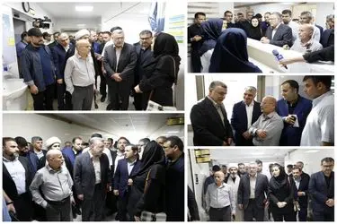 وزیر بهداشت از  زحمات کادر درمان در زمان حمله موشکی آمریکا به لامرد تجلیل کرد 