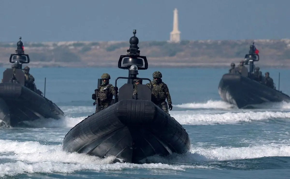 چین از برگزاری رزمایش‌های گسترده نظامی در اطراف تایوان خبر داد