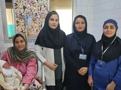 تولد نخستین نوزاد IUI در مرکز ناباروری بیمارستان دهدشت