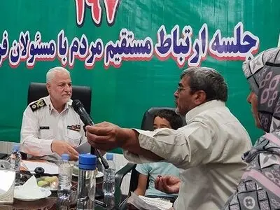 حضور ۳۰۰ نفر از شهروندان در برنامه ملاقات مردمی رئیس پلیس راهور فراجا/ هادیان‌فر: در اعمال جریمه‌ها معیشت مردم را هم در نظر داریم+ عکس
