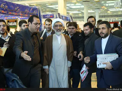 ششمین روز نمایشگاه مطبوعات و خبرگزاری‌ها - غرفه ایلنا /1