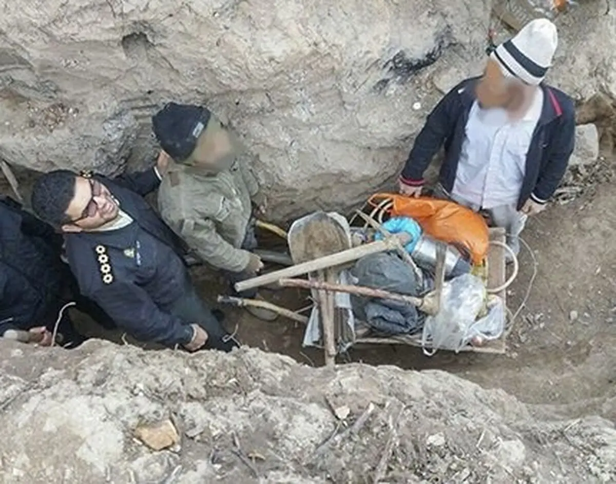  دستگیری باند سه‌نفره حفاری غیرمجاز در شهرستان سلسله