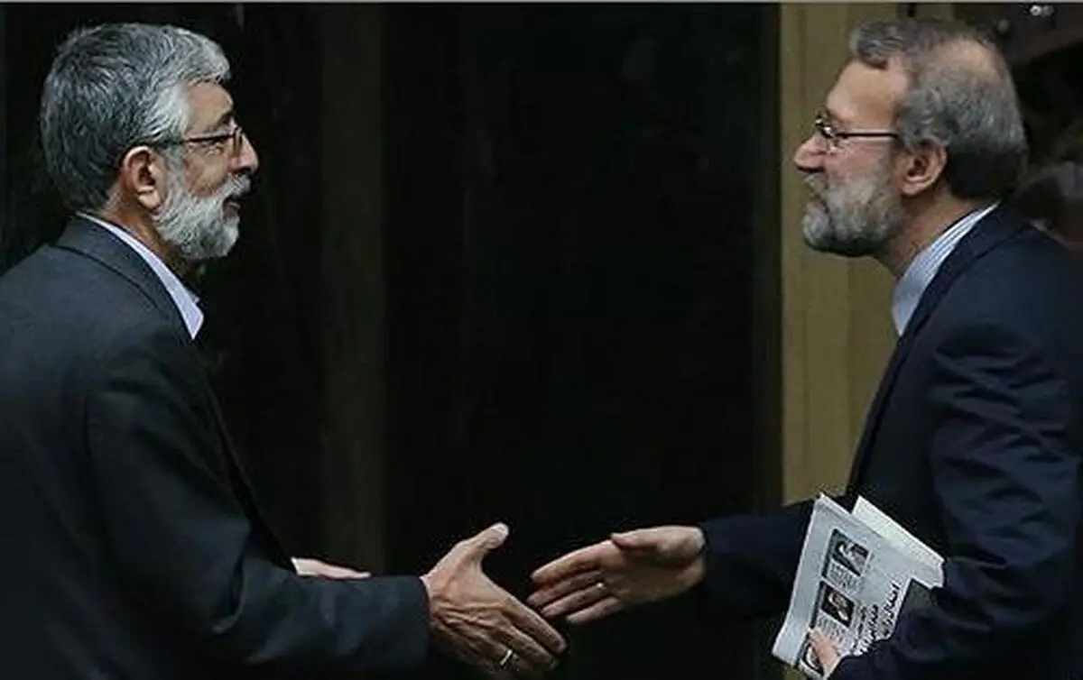 علی لاریجانی از حدادعادل عیادت کرد