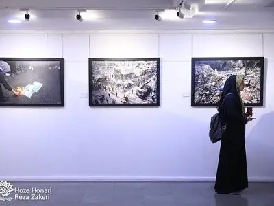 روایتی از غرور و مقاومت در نمایشگاه «با طوفان الاقصی تا روز آخر» 