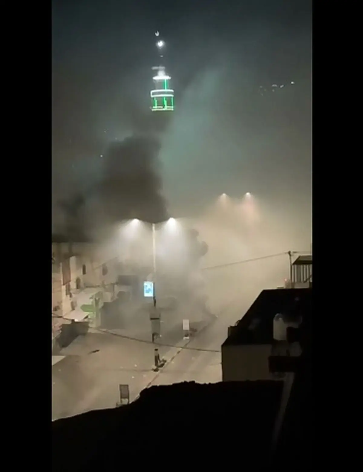 یورش نظامیان صهیونیست به نابلس در شمال کرانه باختری + فیلم