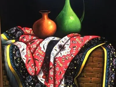 نمایشگاه ترکیبی حجم و رنگ الینا در کرج دایر شد