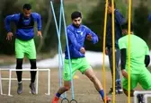 بازگشت آذری به تمرینات استقلال(عکس)
