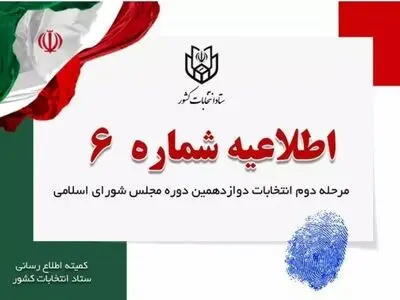 در مدت زمان اخذ رای رادیو و تلویزیون در شعب اخذ رای روشن باشد