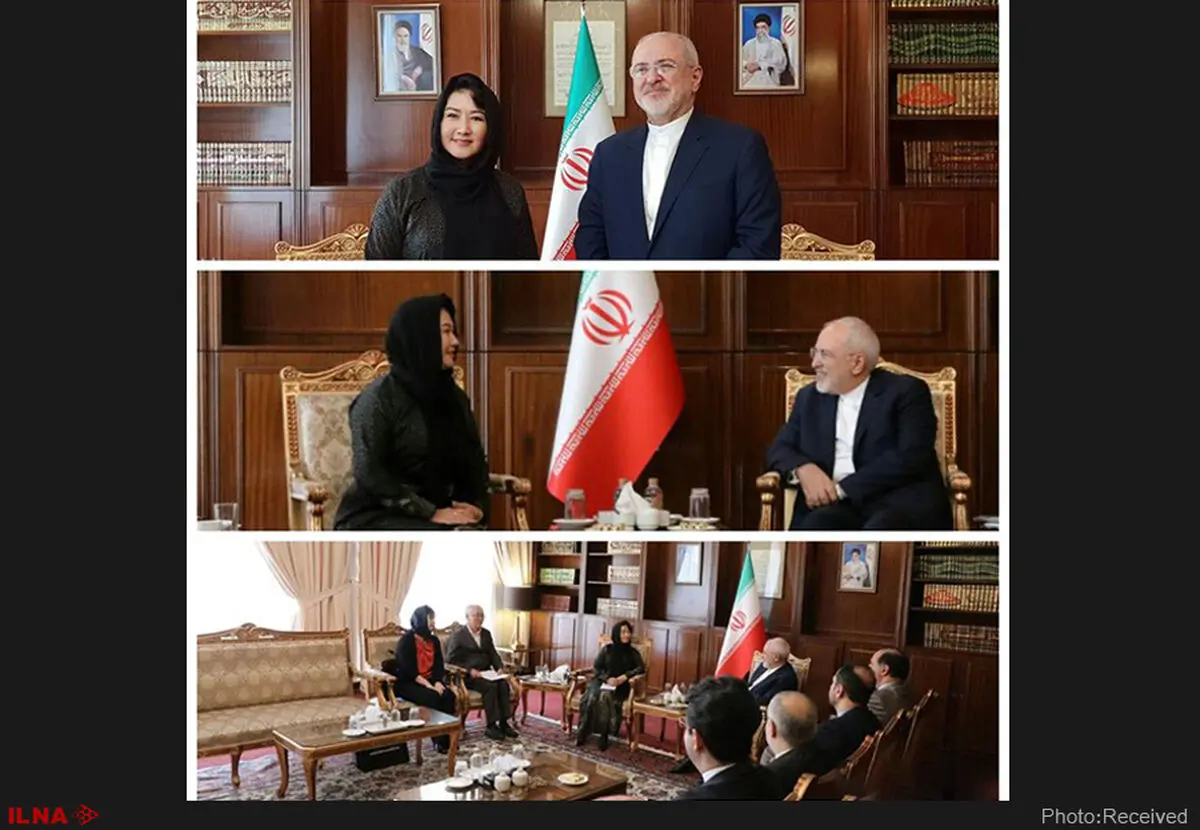 دیدار معاون وزیر خارجه مغولستان با ظریف