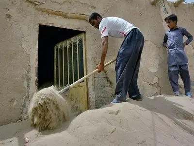 طوفانی با سرعت ۱۰۱ کیلومتر بر ساعت زابل را درنوردید