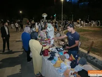 راه اندازی بازارموقت محصولات مشاغل خانگی و صنایع دستی در کوهسنگی مشهد