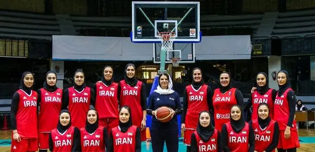 چهارمین برد زنان بسکتبال ایران مقابل اردن
