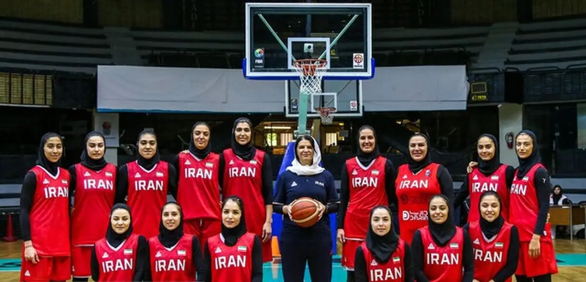 چهارمین برد زنان بسکتبال ایران مقابل اردن
