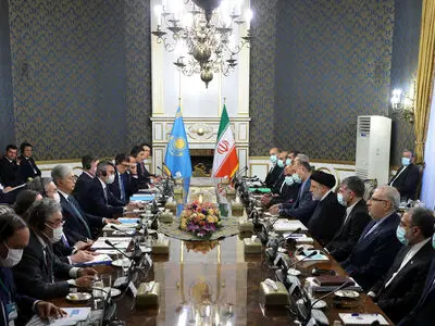 رئیسی وتوکاییف یدشنان طریق کازاخستان - طهران - ترکیا السککی 