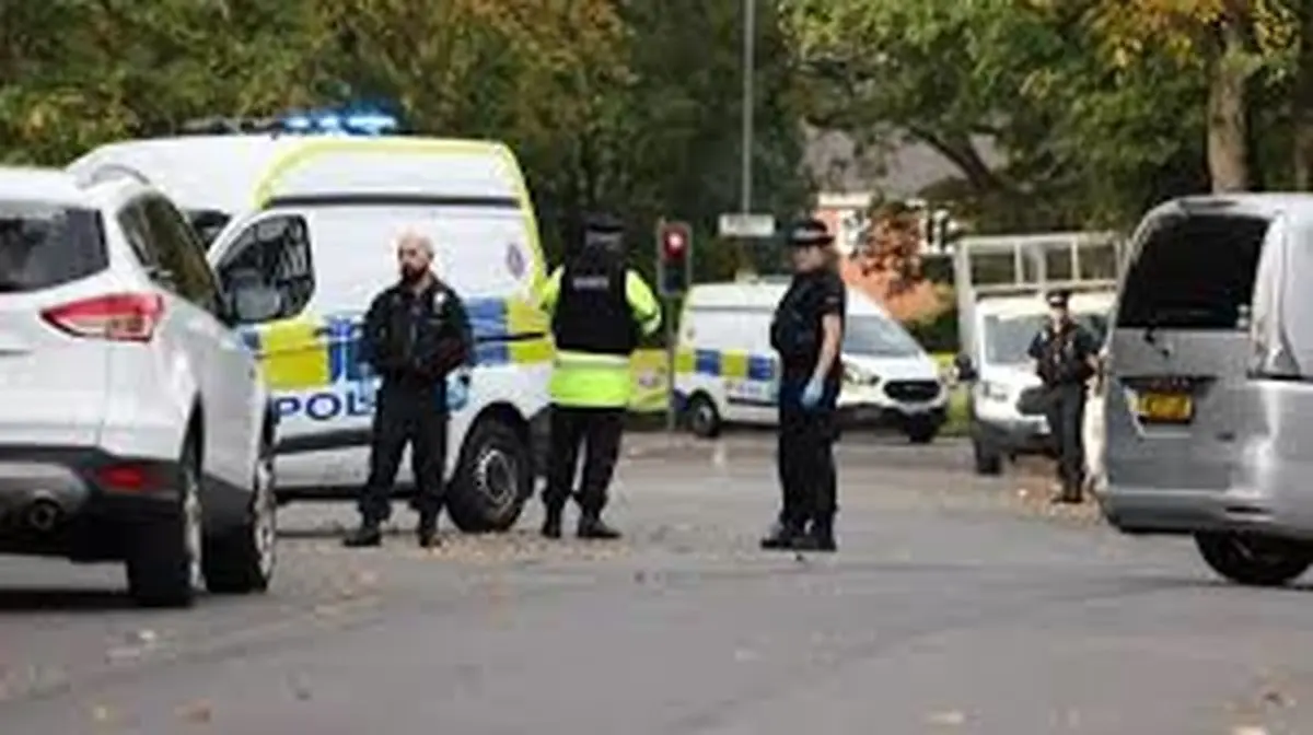 حادثه امنیتی بیرون از یک کنیسه در انگلیس