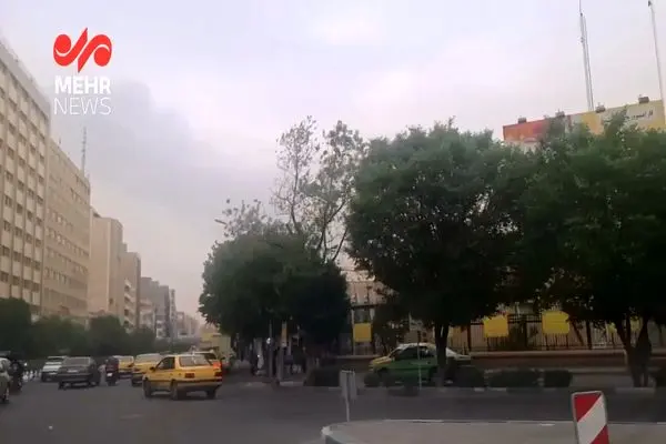 طوفان در تهران آغاز شد + فیلم