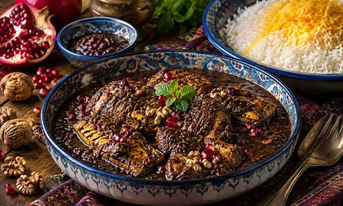 فسنجان ماهی؛ متفاوت ترین خورشت گیلانی