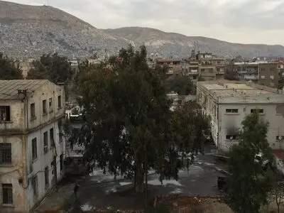 حمله موشکی به سفارت روسیه در سوریه