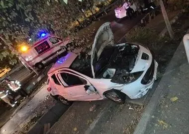 تصادف مرگبار در بزرگراه حکیم/ ۲ نفر جان باختند 