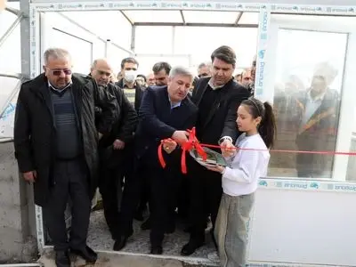 افتتاح گلخانه‌ 11 هزار مترمربعی در شهرک گلخانه‌ای نودهک تاکستان