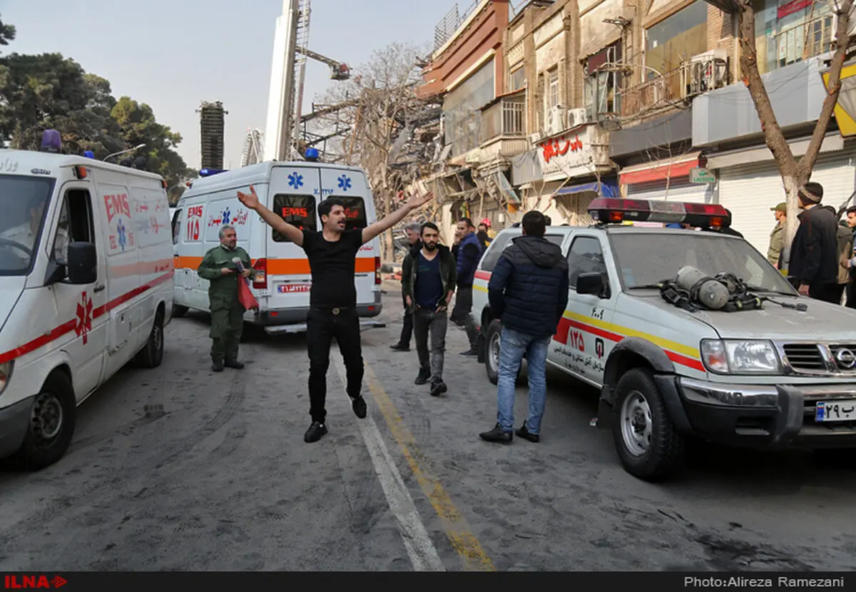 تعداد مصدومان حادثه پلاسکو به 78 نفر رسید