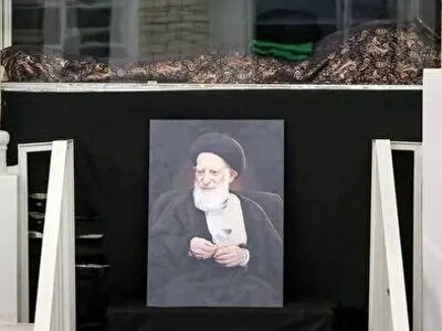 خاکسپاری پیکر آیت‌الله شبیری زنجانی در حرم حضرت معصومه