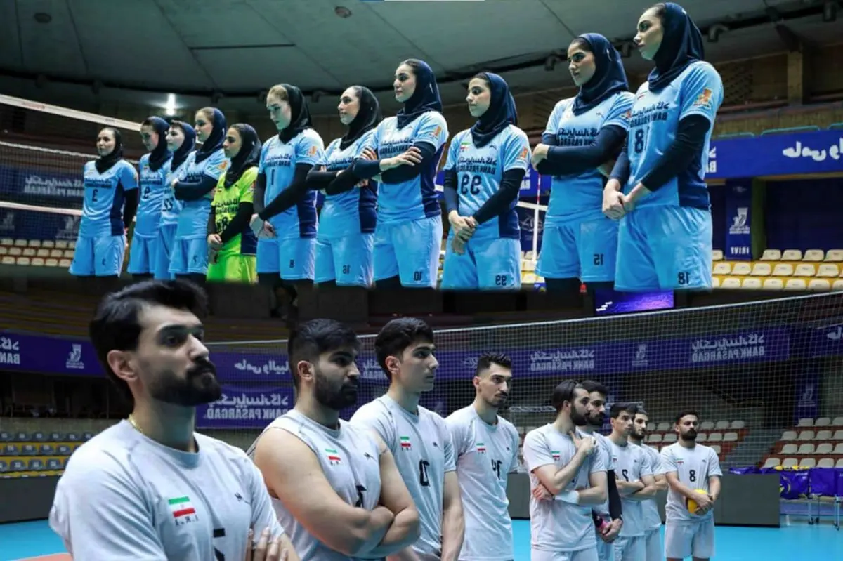 تیمهای ملی والیبال مردان و زنان وارد دهکده بازیها شدند