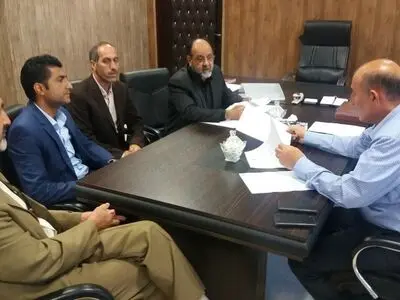 دیدار رئیس و نایب رئیسان اتحادیه چاپخانه‌داران البرز با رئیس کمیسیون صنایع مجلس 