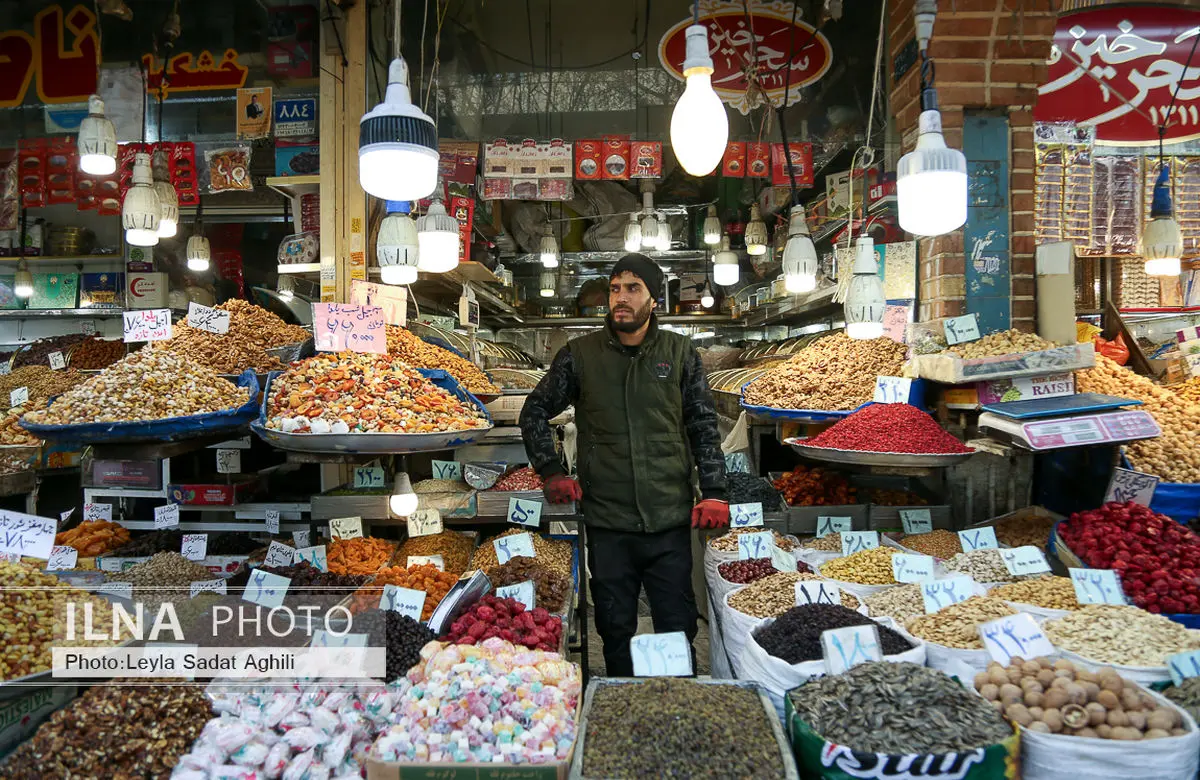 حال و هوای یلدا در بازار بزرگ تهران