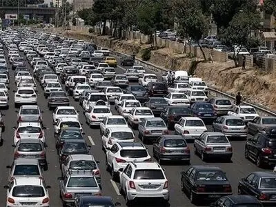 محور هراز شاهد ترافیک سنگین است