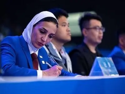 ستاره قاضی القضات/ قضاوت داور زن ایرانی در مسابقات مردان